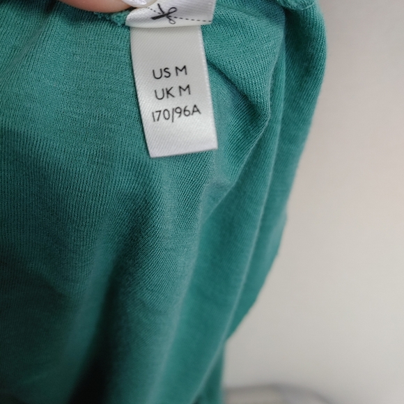 Free People Sun Seeker Green Tiered Maxi Dress Size M - Picture 8 of 12